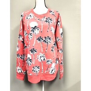 WESC Men's  crewneck  sweatshirt  Marvin Hawaii aop   Large